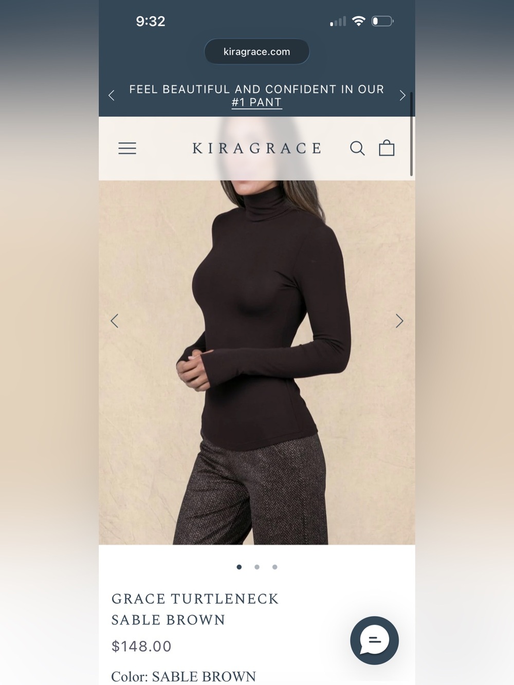 Excellent condition Kira grace turtleneck top 95% modal super soft